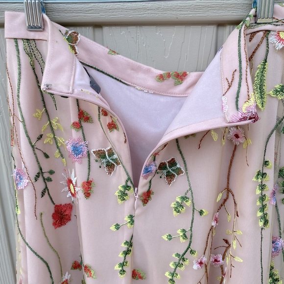 Anthropologie x Eva Franco Waverly Garden Embroidered Skirt - Picture 7 of 11